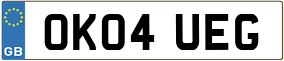 Truck License Plate